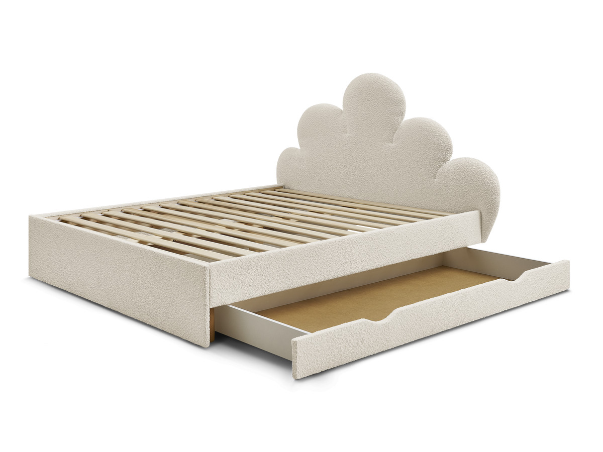 DEOTILLE kinderbed met massieve lattenbodem en lade