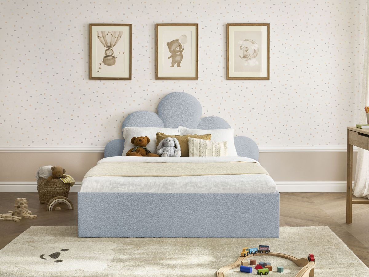 DEOTILLE kinderbed met massieve lattenbodem en lade