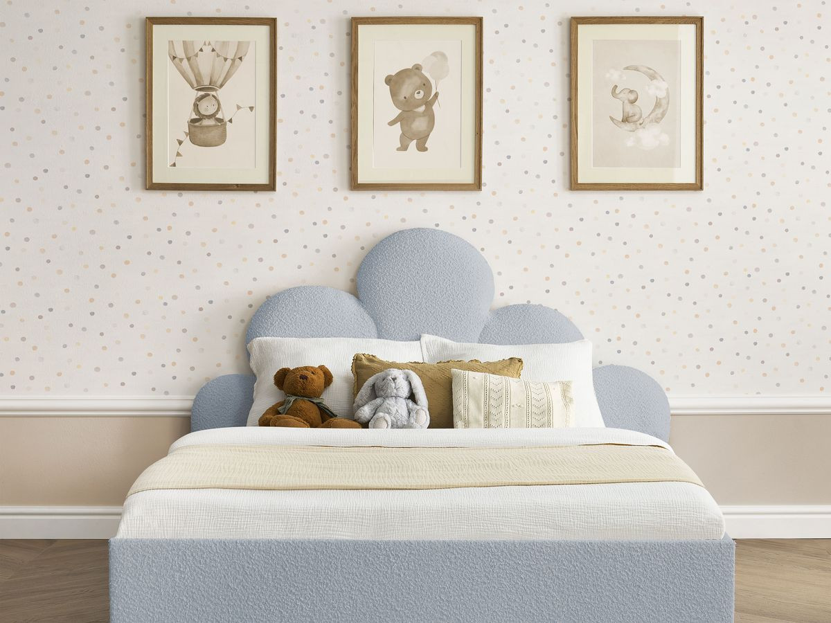 DEOTILLE kinderbed met massieve lattenbodem en lade