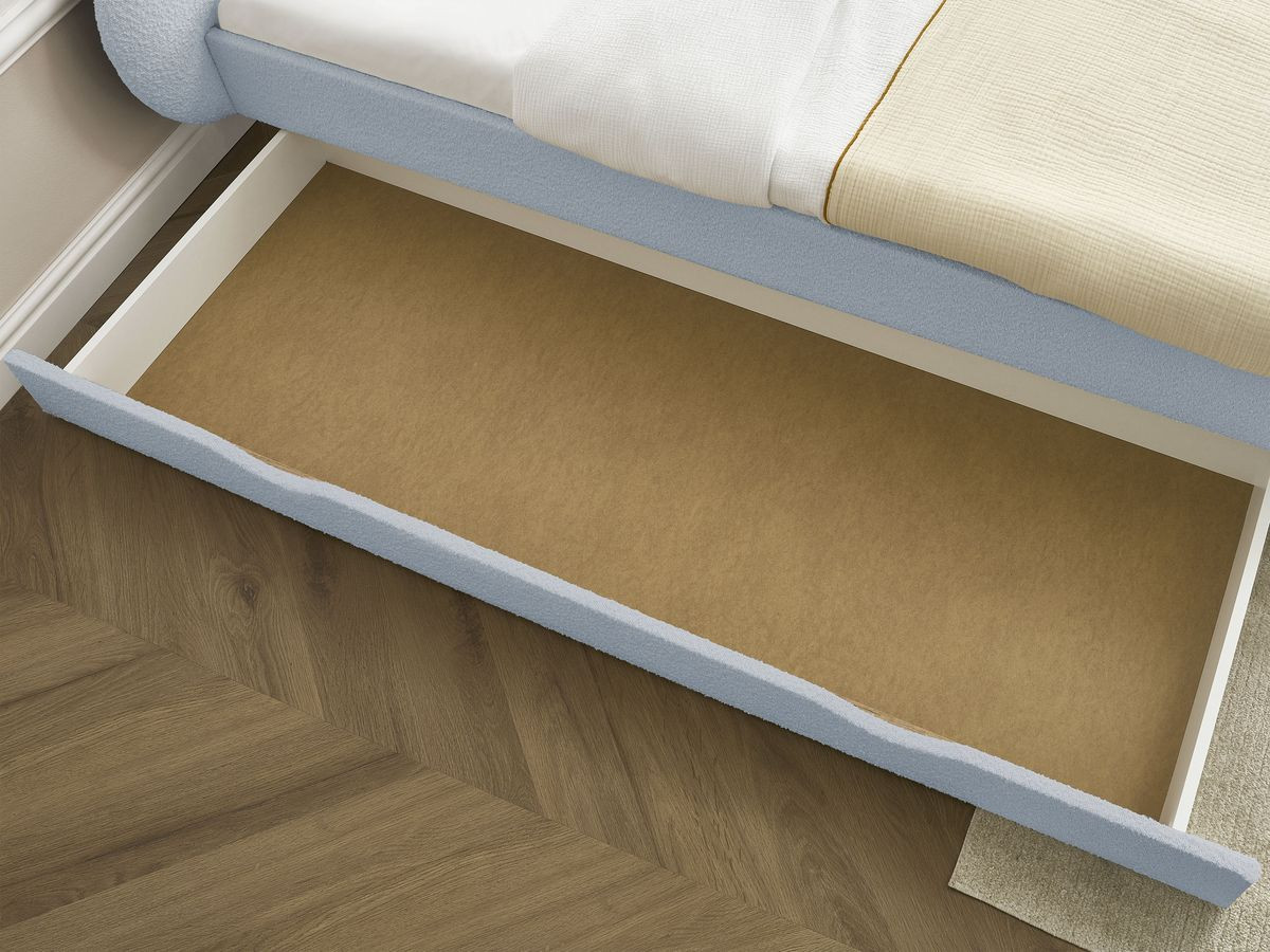 DEOTILLE kinderbed met massieve lattenbodem en lade