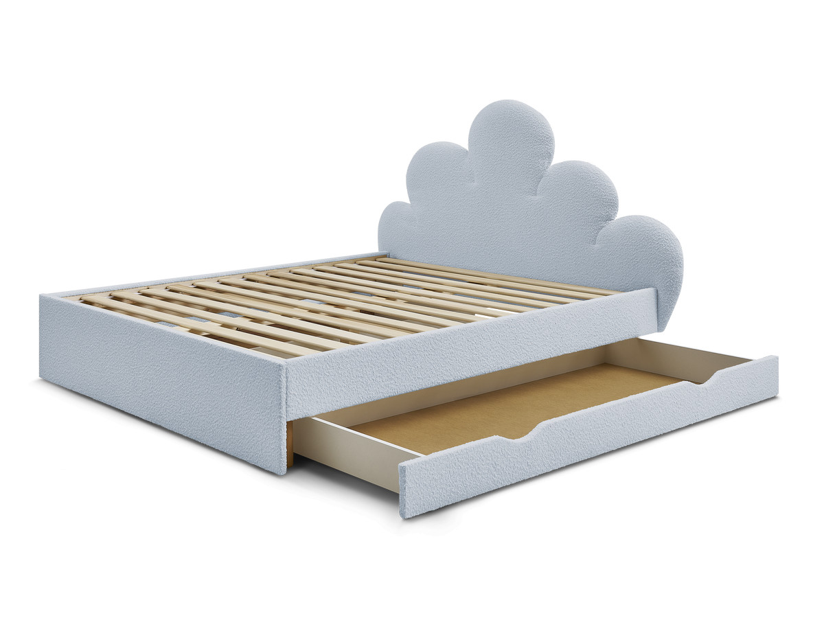 DEOTILLE kinderbed met massieve lattenbodem en lade