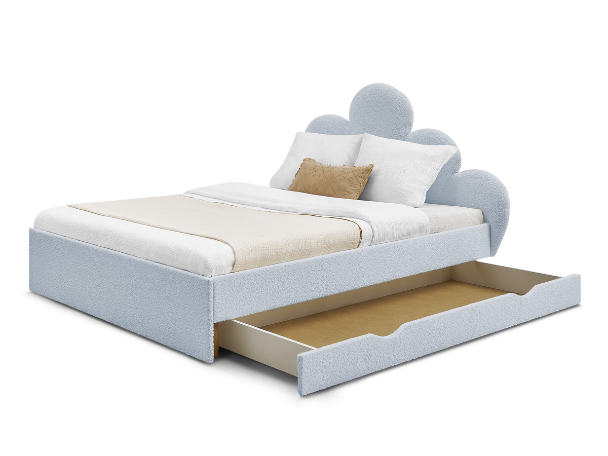 DEOTILLE kinderbed met massieve lattenbodem en lade