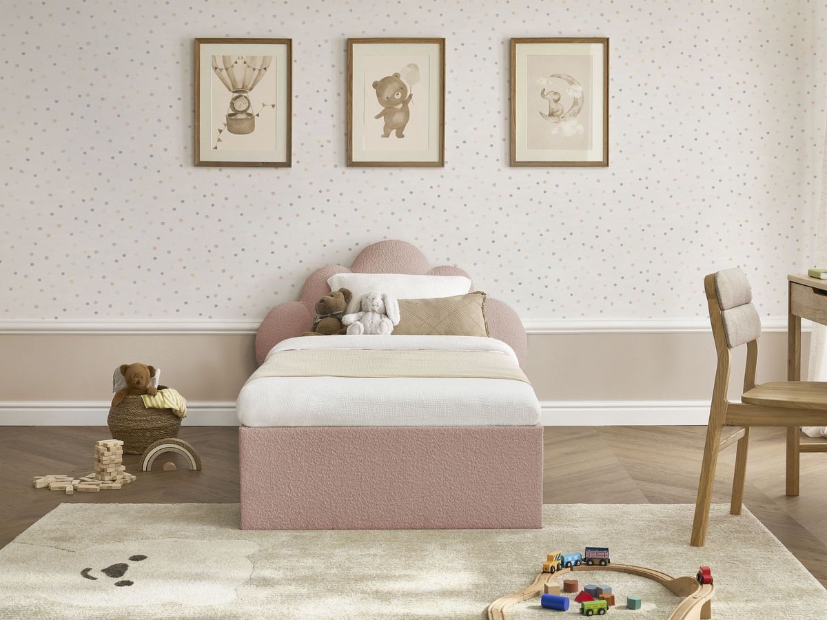 DEOTILLE kinderbed met massieve lattenbodem en lade