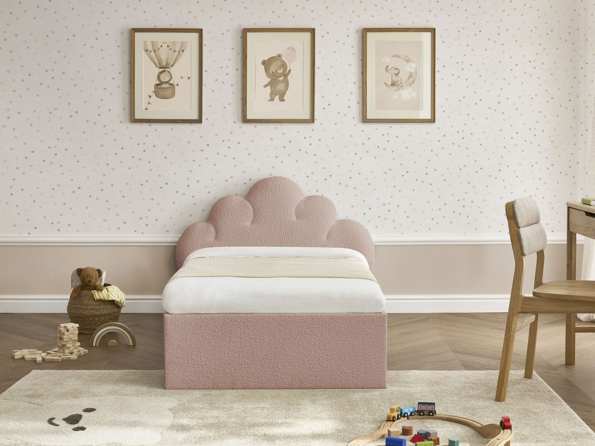 DEOTILLE kinderbed met massieve lattenbodem en lade