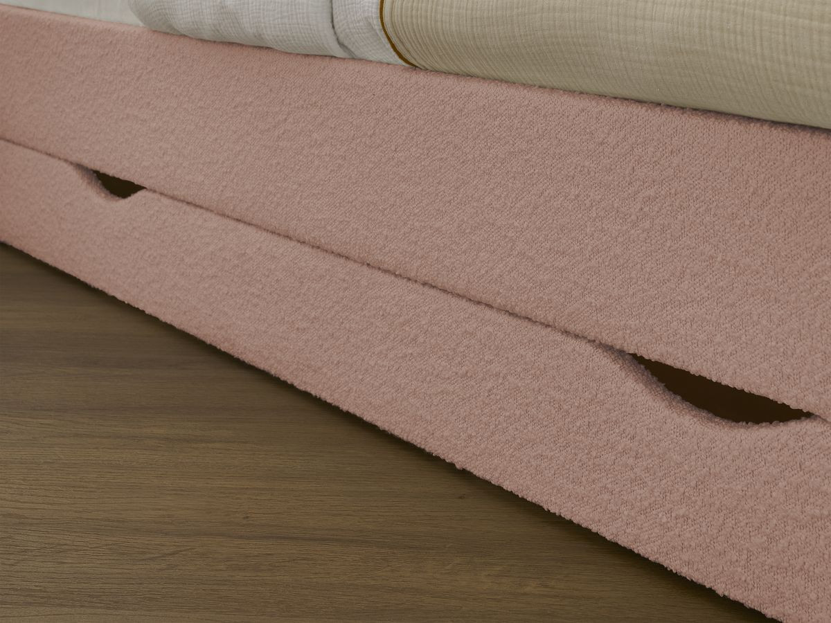 DEOTILLE kinderbed met massieve lattenbodem en lade