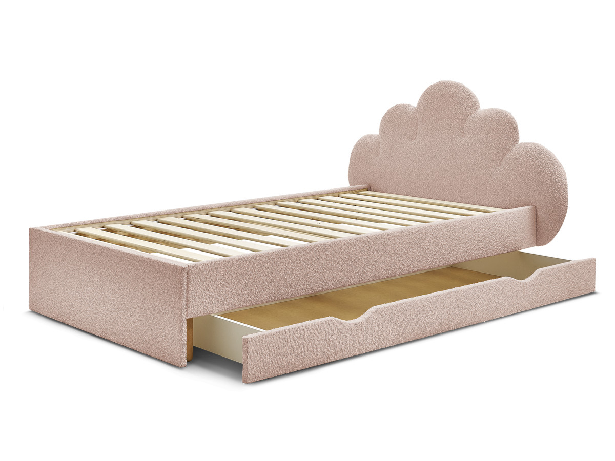 DEOTILLE kinderbed met massieve lattenbodem en lade
