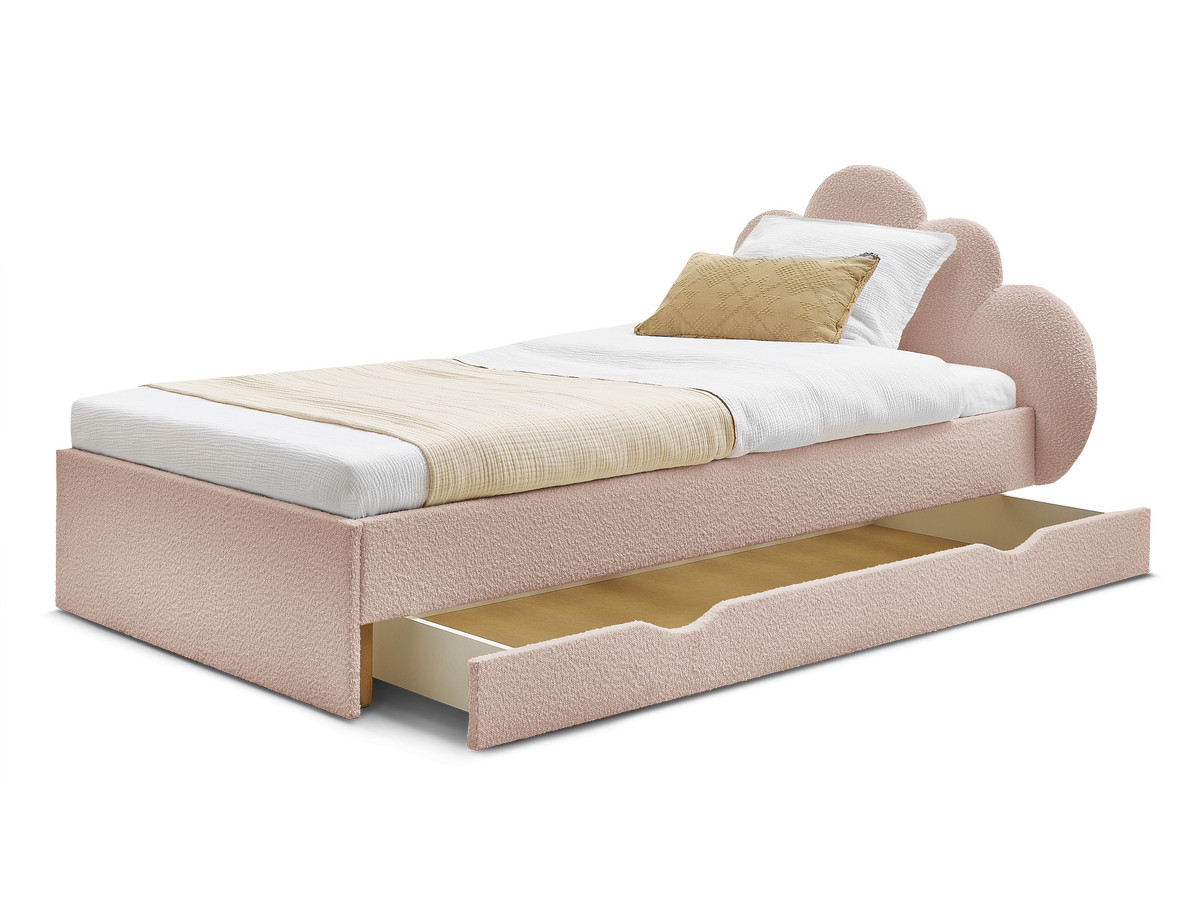 DEOTILLE kinderbed met massieve lattenbodem en lade