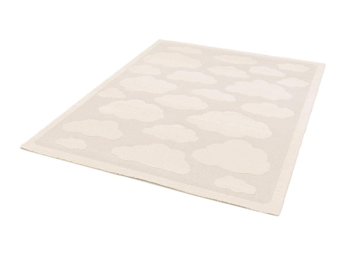 MAPA laagpolig vloerkleed met wolkenpatroon