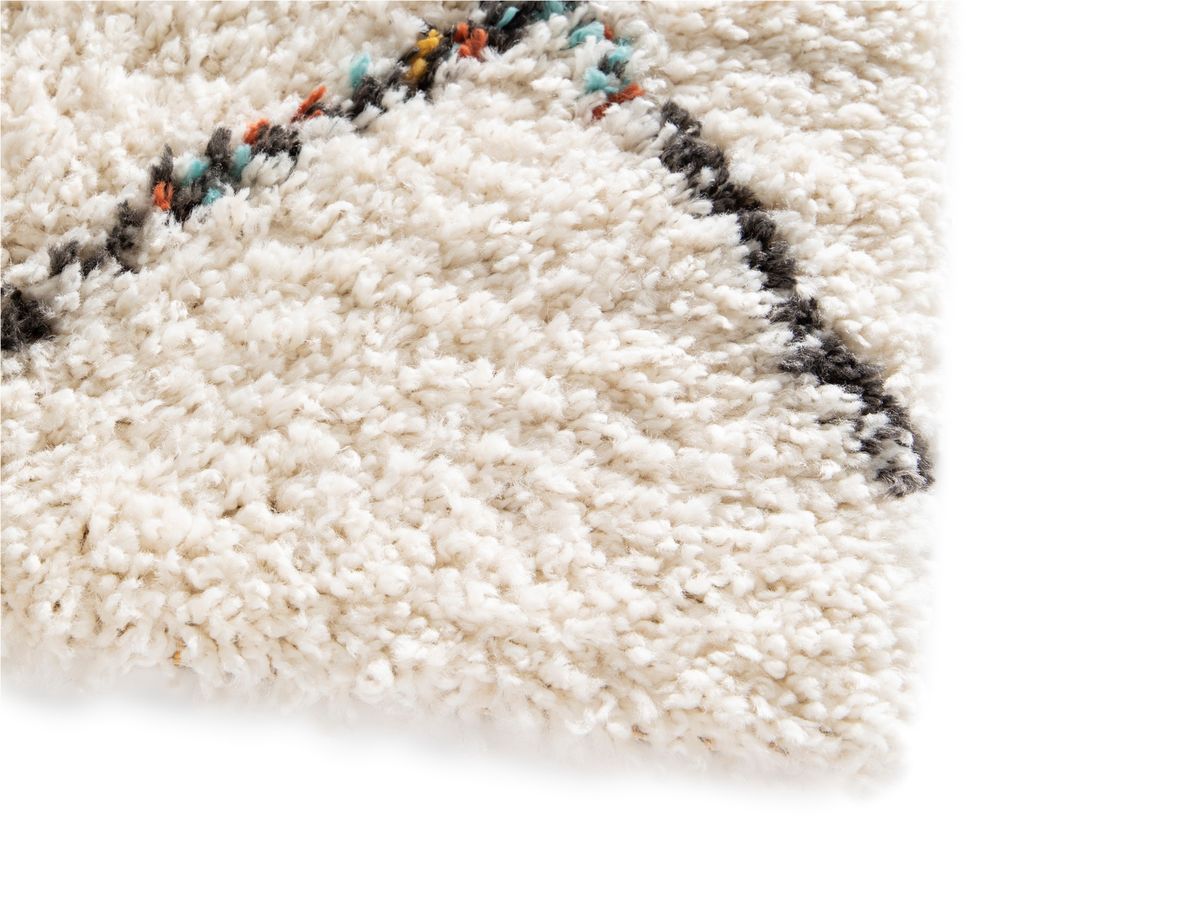 ELOISE langpolig vloerkleed met grafische patronen