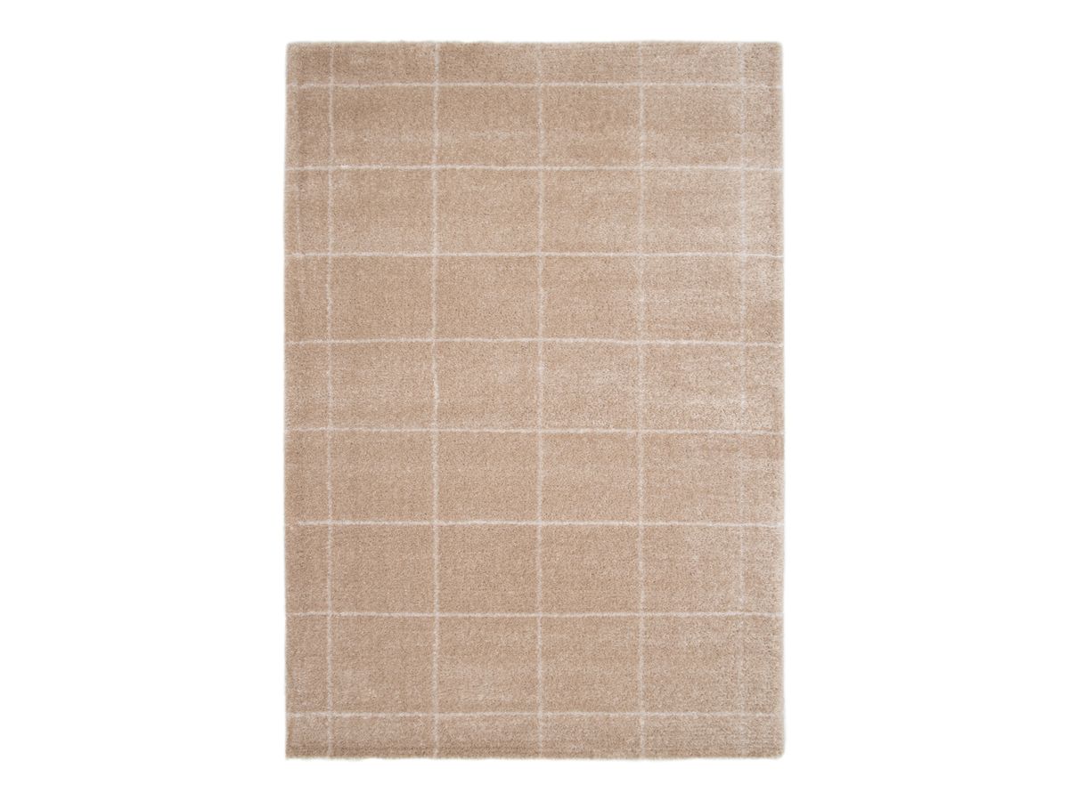 HECTOR langpolig vloerkleed met grafische patronen