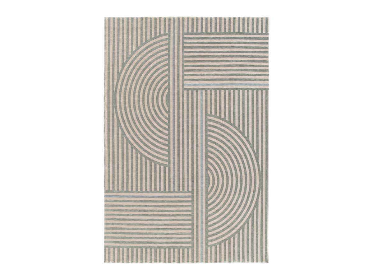 ARTHUR platgeweven vloerkleed met grafische patronen