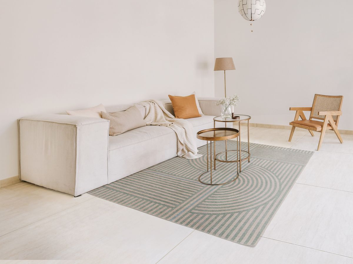 ARTHUR platgeweven vloerkleed met grafische patronen