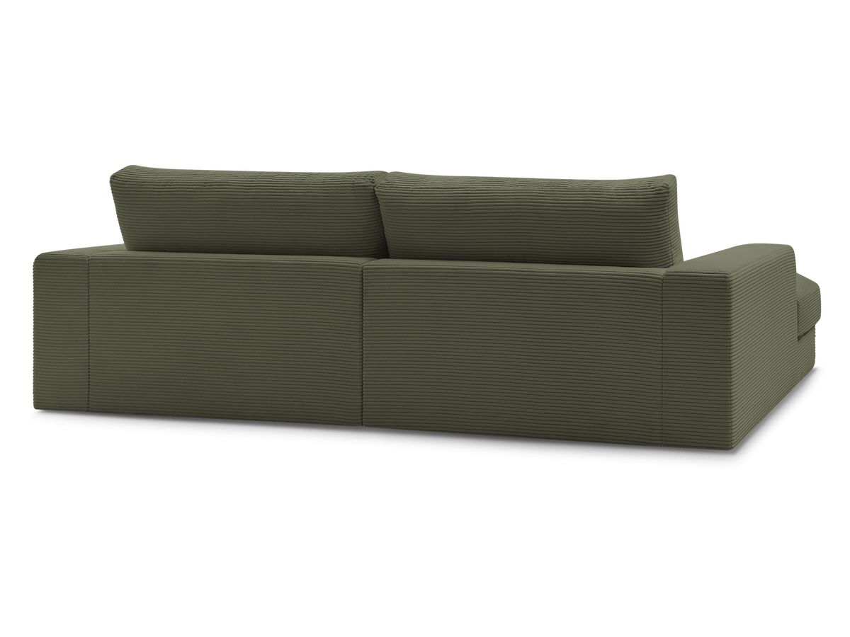 LEONARD compacte vaste hoekbank in corduroy