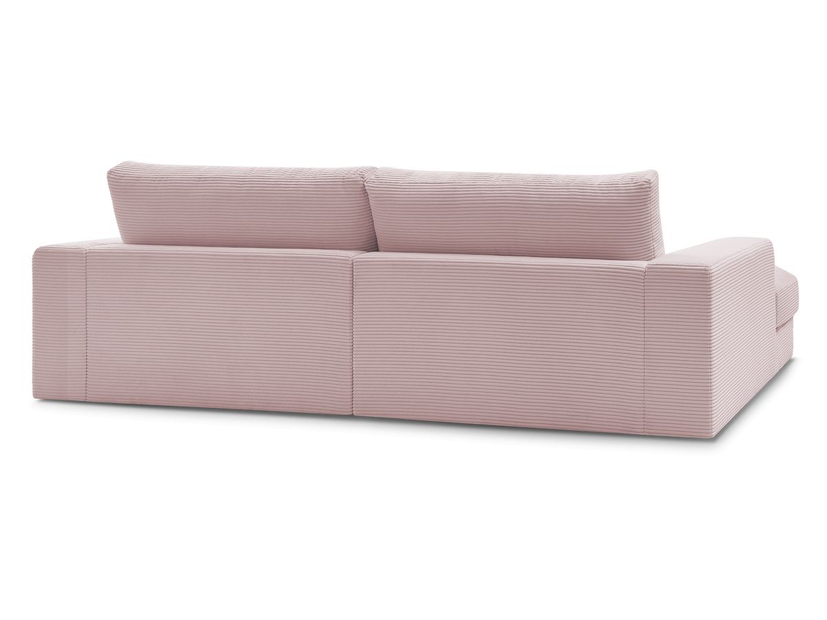 LEONARD compacte vaste hoekbank in corduroy