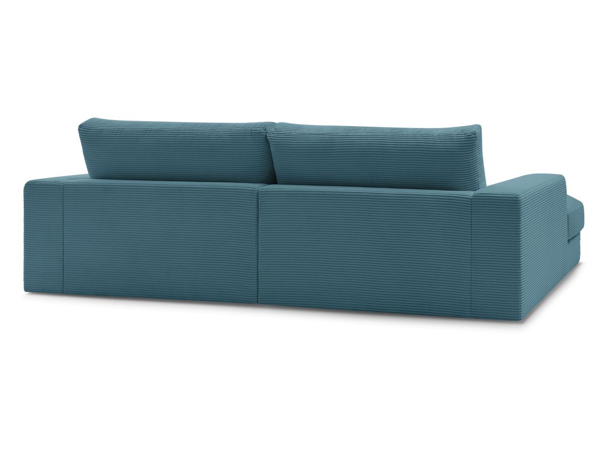 LEONARD compacte vaste hoekbank in corduroy