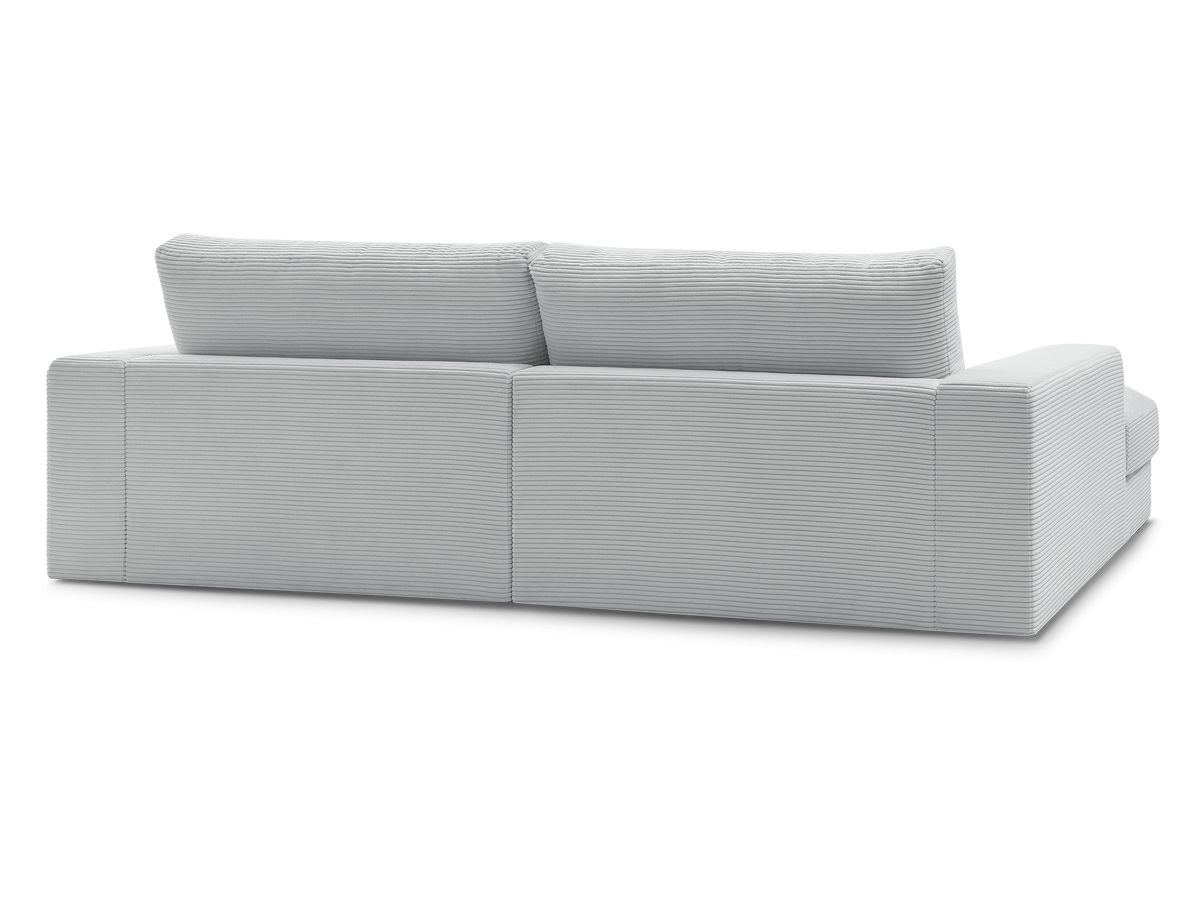 LEONARD compacte vaste hoekbank in corduroy