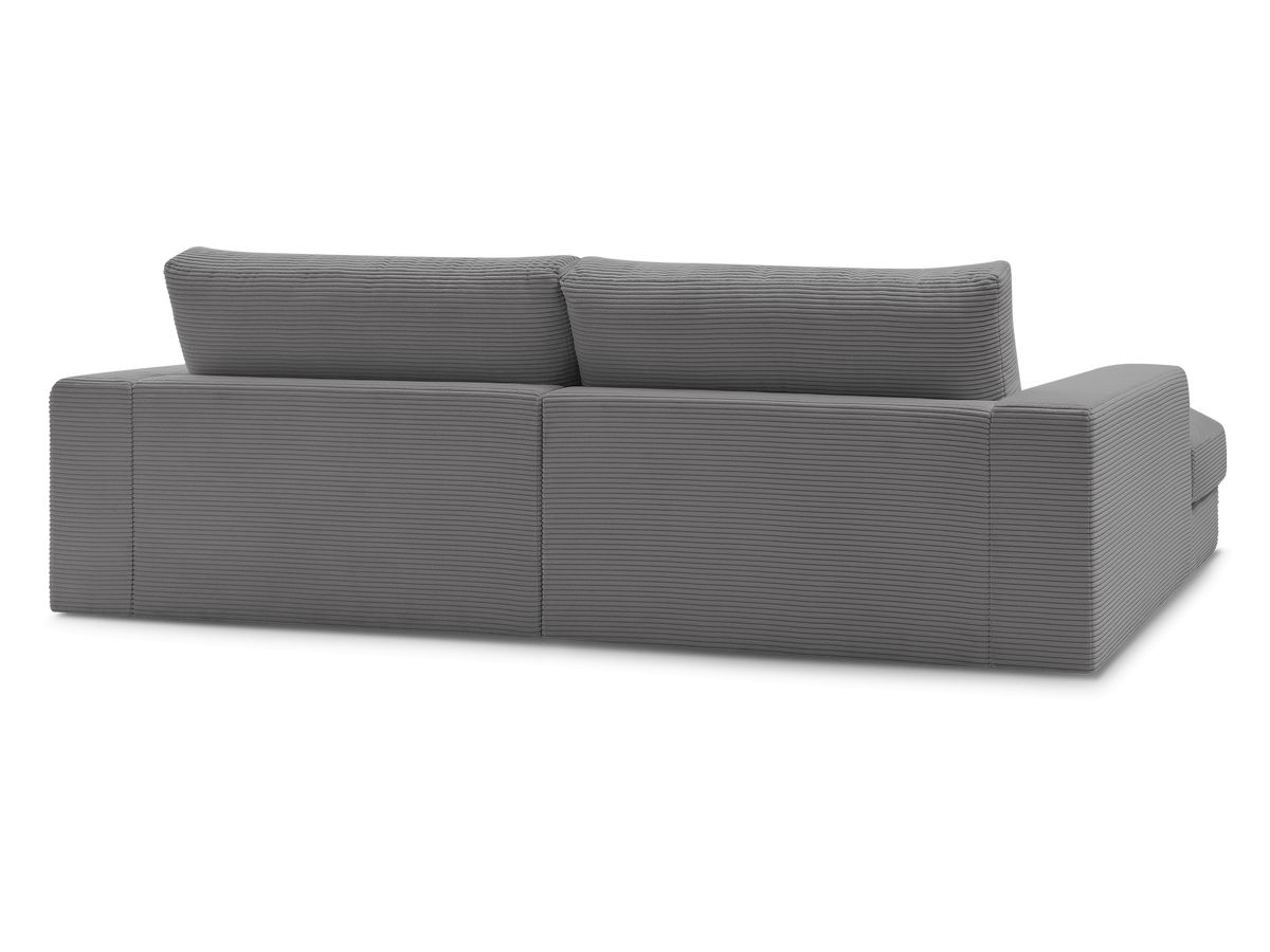 LEONARD compacte vaste hoekbank in corduroy