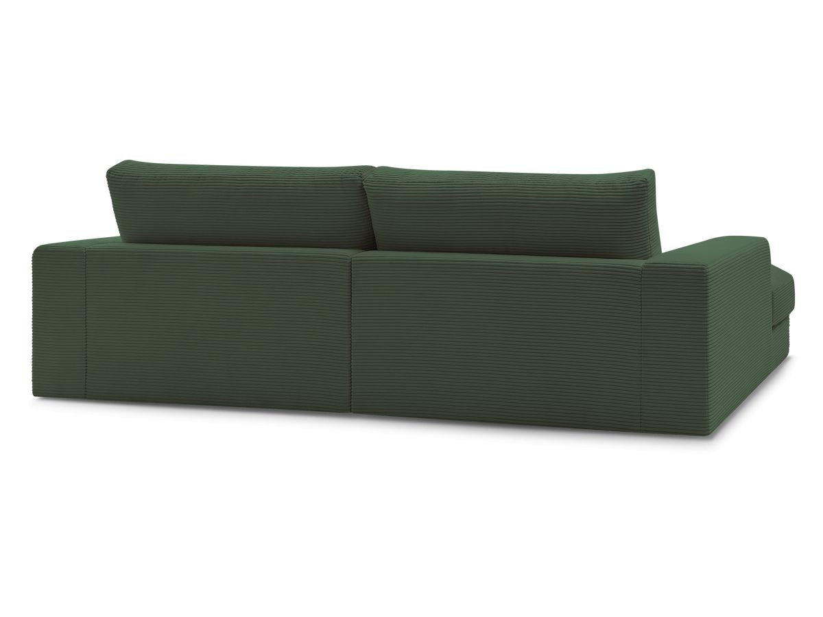 LEONARD compacte vaste hoekbank in corduroy