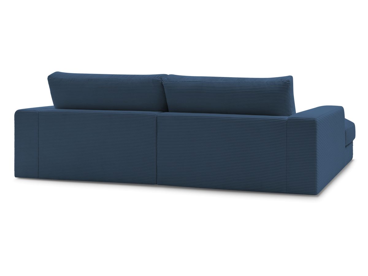 LEONARD compacte vaste hoekbank in corduroy