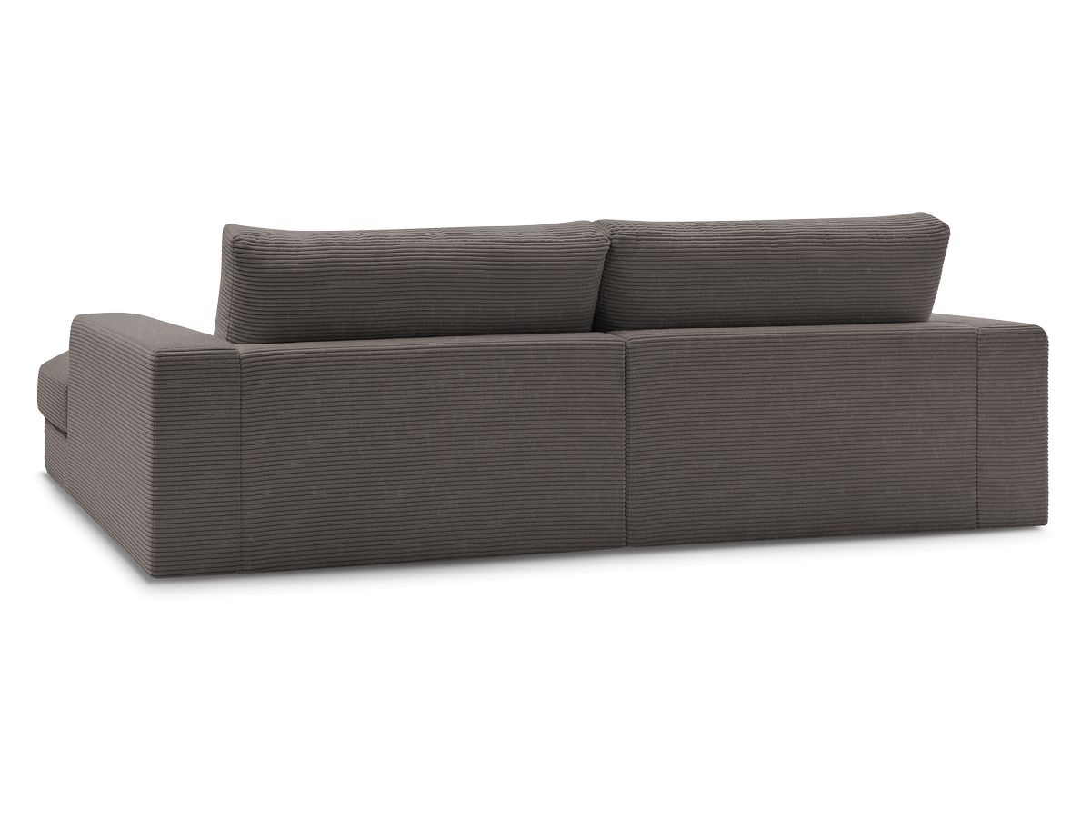 LEONARD compacte vaste hoekbank in corduroy