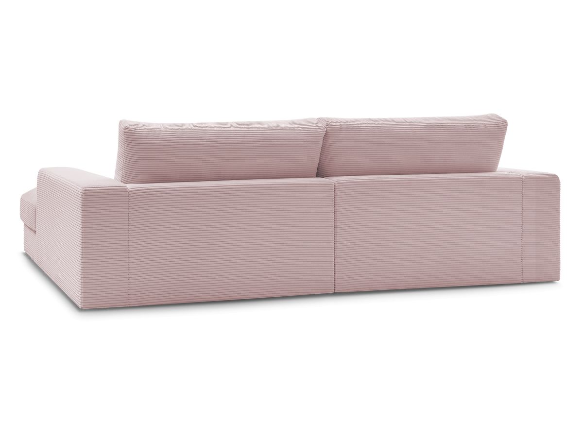 LEONARD compacte vaste hoekbank in corduroy