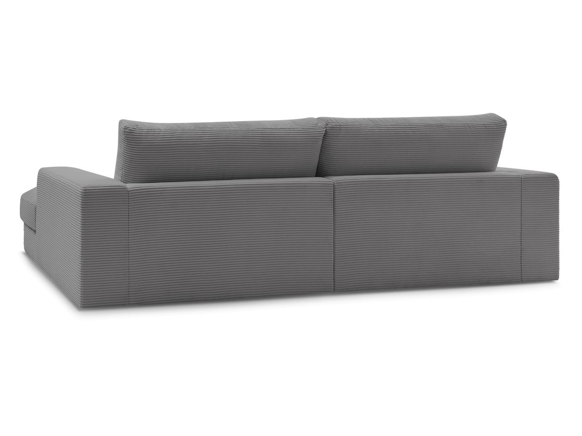 LEONARD compacte vaste hoekbank in corduroy