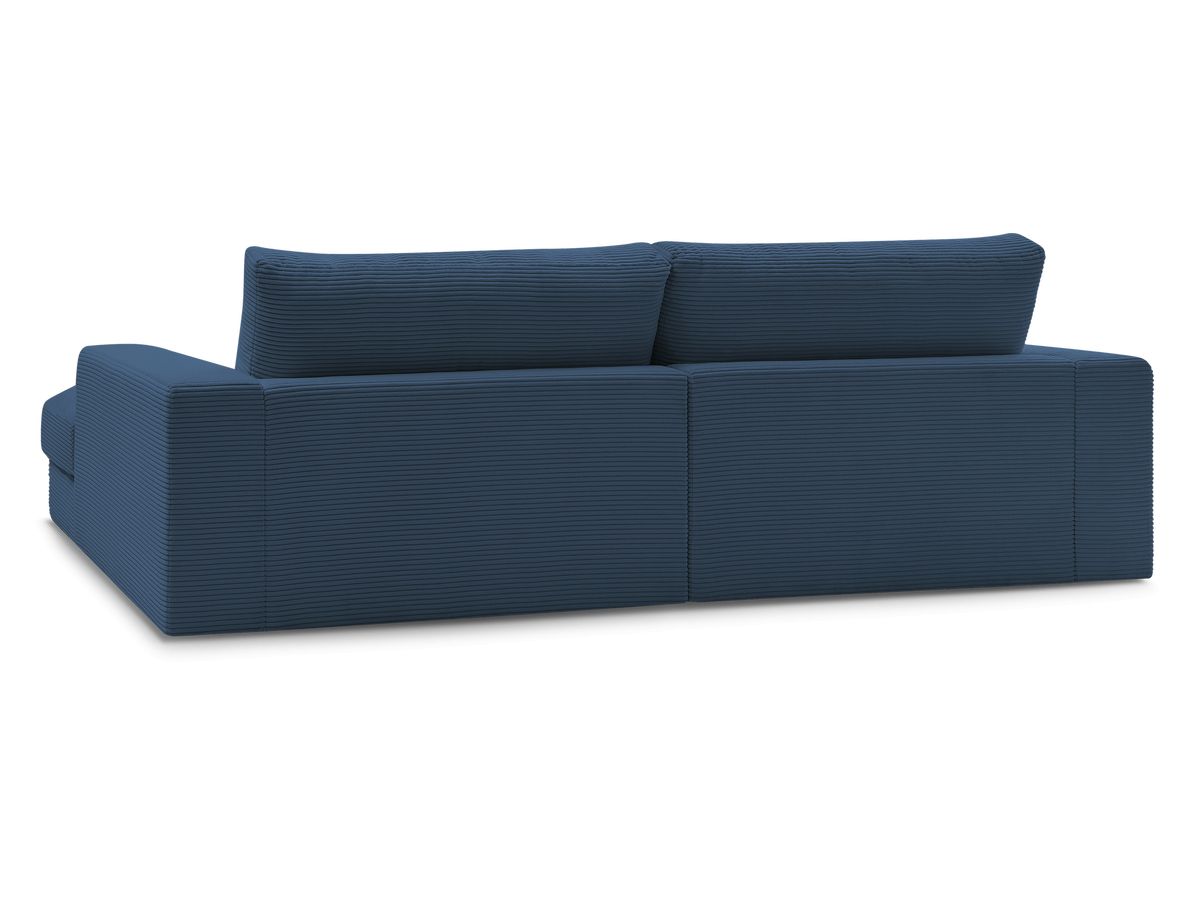 LEONARD compacte vaste hoekbank in corduroy
