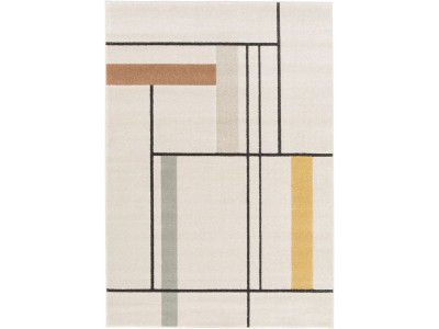 Tapis poils courts EMILIEN motifs abstraits