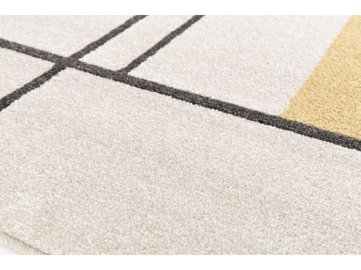 Tapis poils courts EMILIEN motifs abstraits multicolore — vue 6