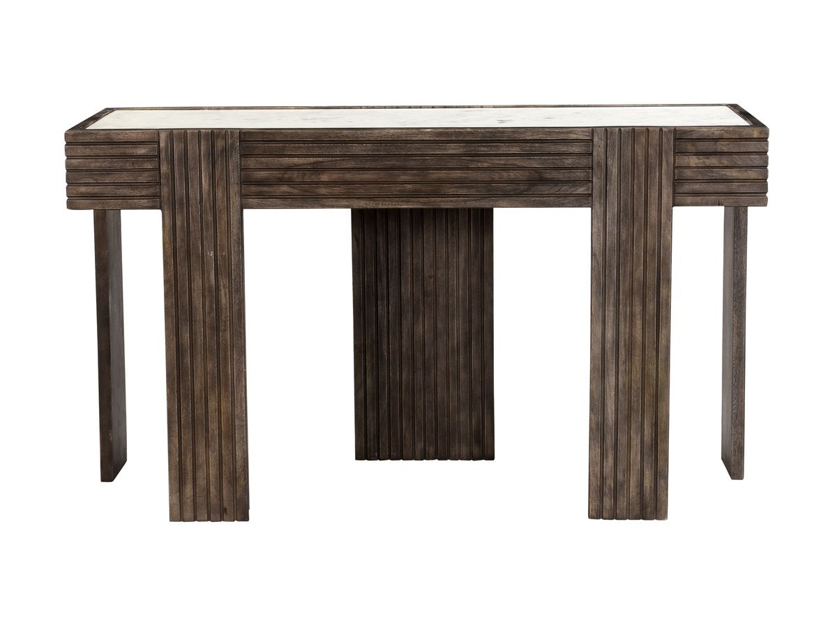 Console 132 cm BLANCA bois massif