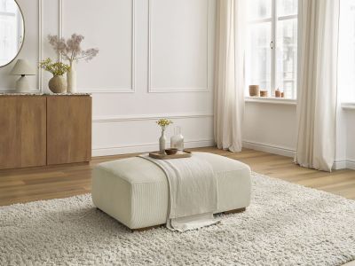 Pouf SIDONIE velours côtelé
