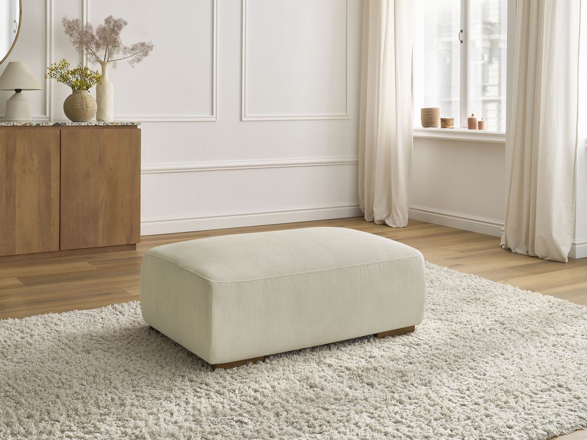 Pouf SIDONIE velours côtelé