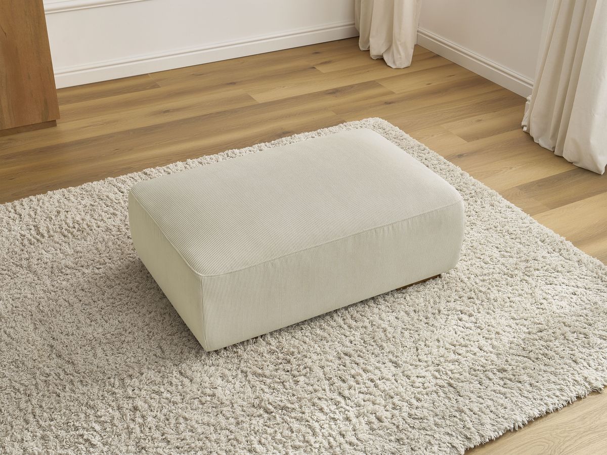 Pouf SIDONIE velours côtelé