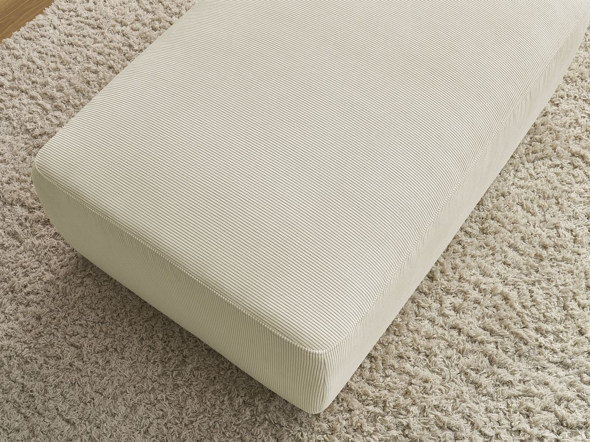 Pouf SIDONIE velours côtelé