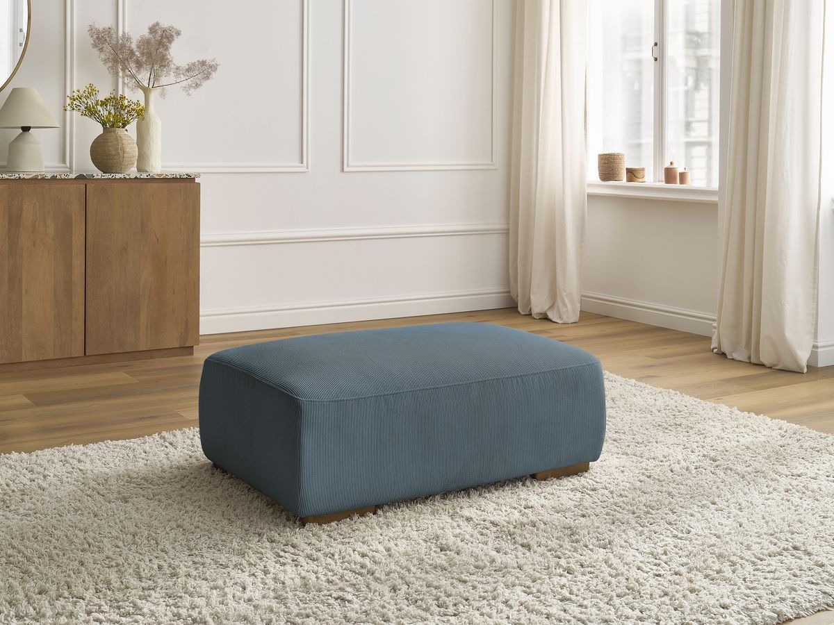 Pouf SIDONIE velours côtelé
