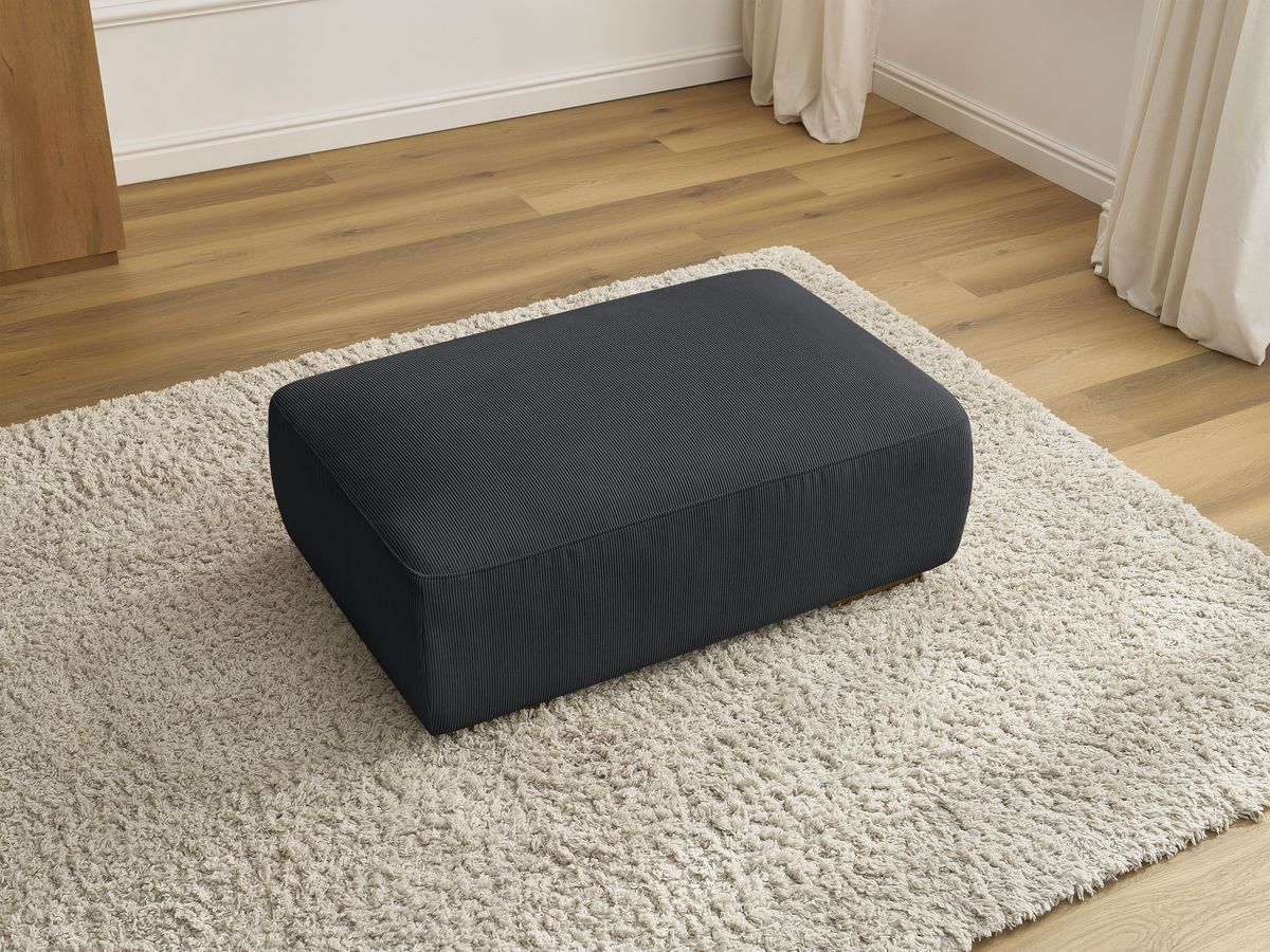 Pouf SIDONIE velours côtelé