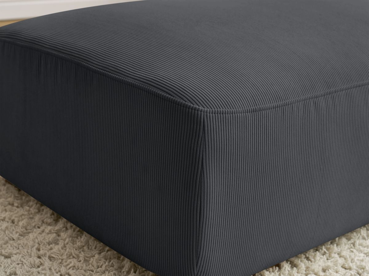 Pouf SIDONIE velours côtelé