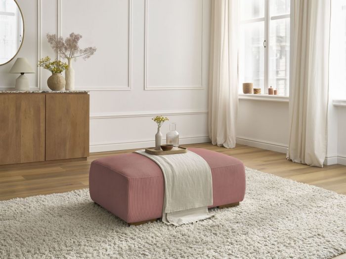 Pouf SIDONIE velours côtelé