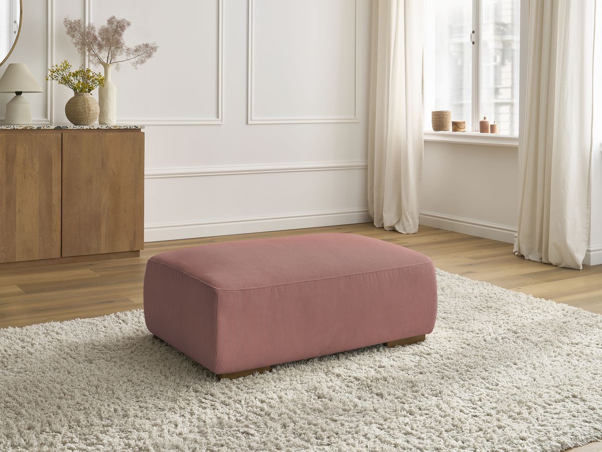 Pouf SIDONIE velours côtelé