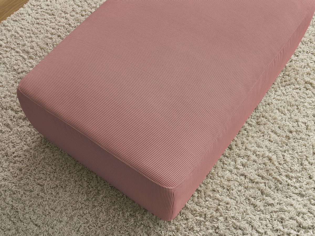 Pouf SIDONIE velours côtelé