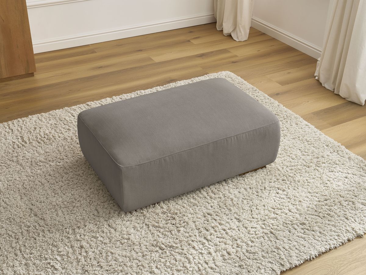 Pouf SIDONIE velours côtelé
