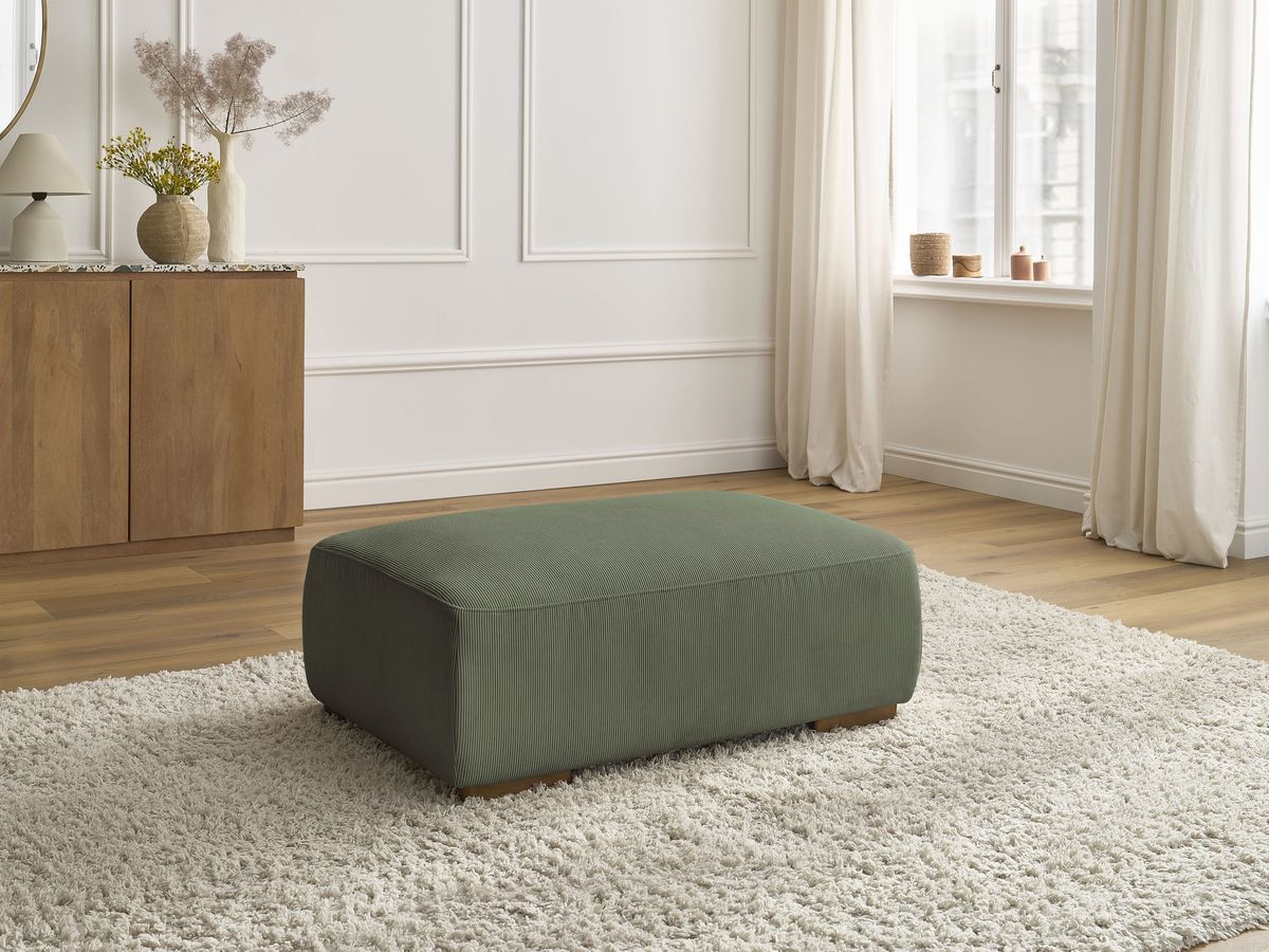 Pouf SIDONIE velours côtelé