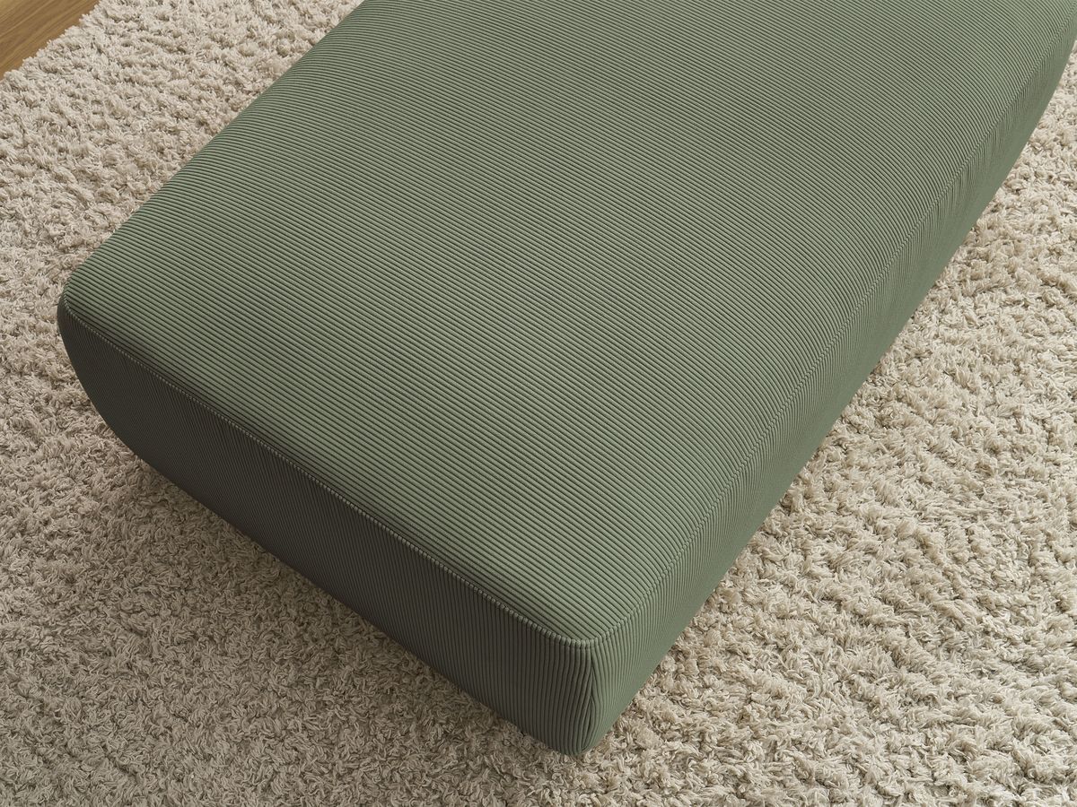 Pouf SIDONIE velours côtelé