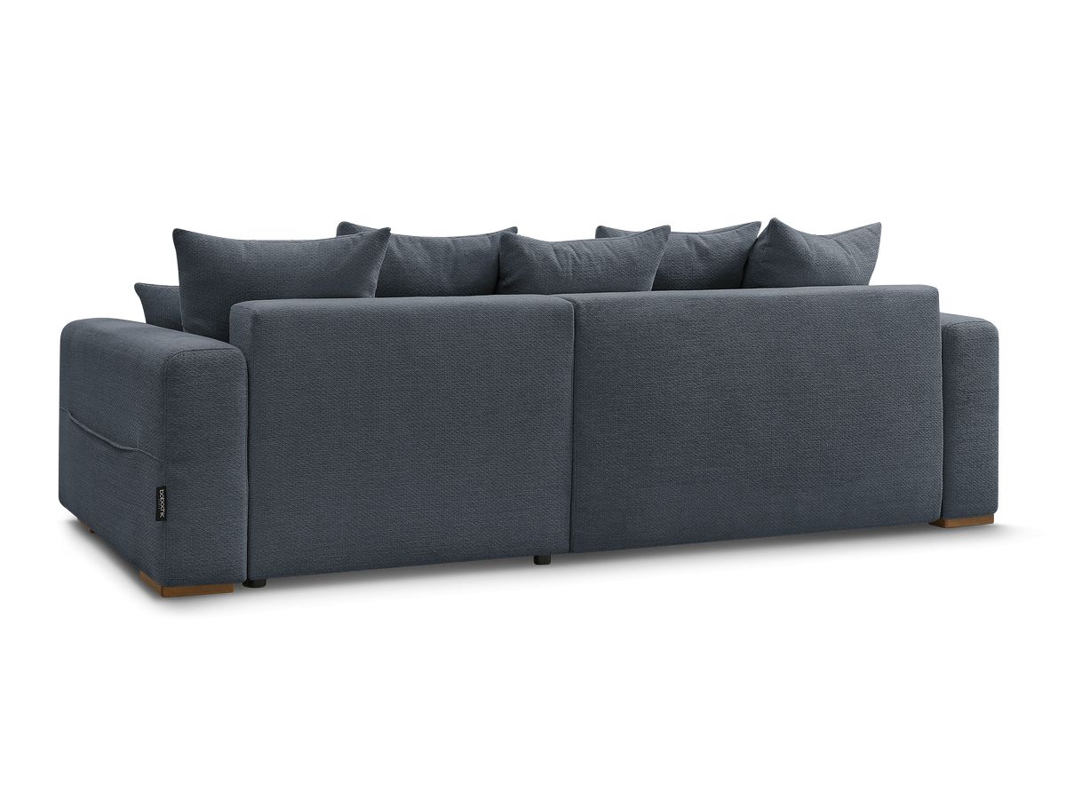 Canapé d'angle convertible réversible coffre SIDONIE tissu chiné