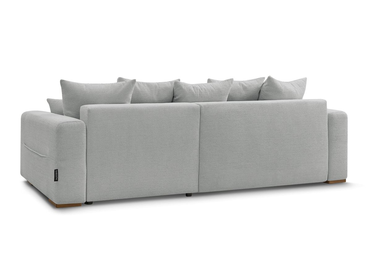Canapé d'angle convertible réversible coffre SIDONIE tissu chiné