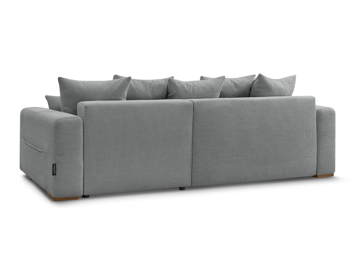 Canapé d'angle convertible réversible coffre SIDONIE tissu chiné