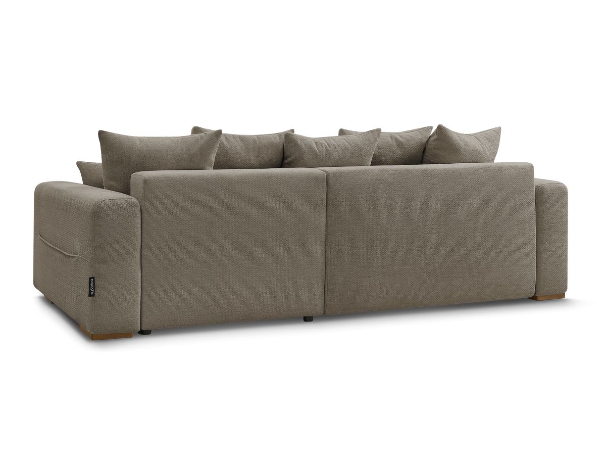 Canapé d'angle convertible réversible coffre SIDONIE tissu chiné