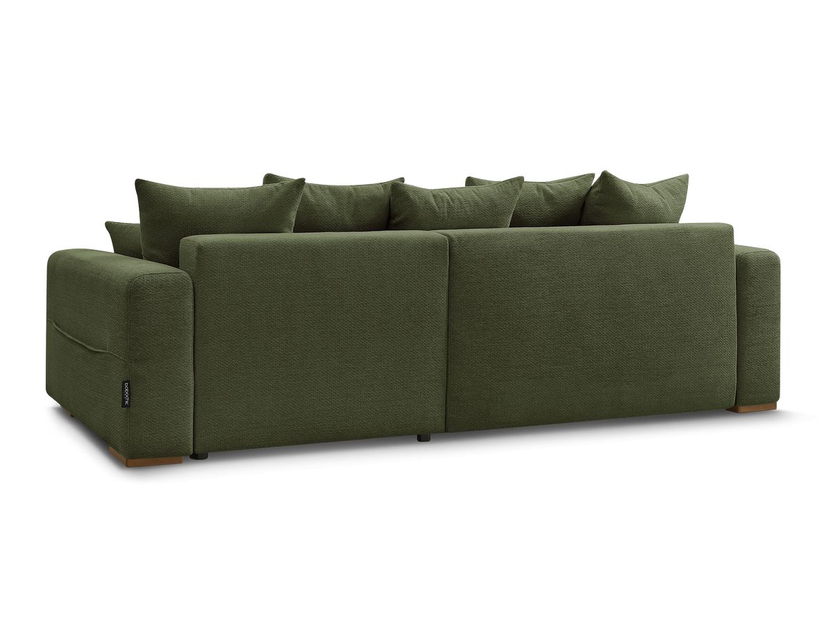 Canapé d'angle convertible réversible coffre SIDONIE tissu chiné