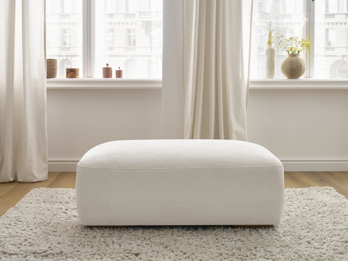 Pouf SIDONIE chiné beige — vue 5