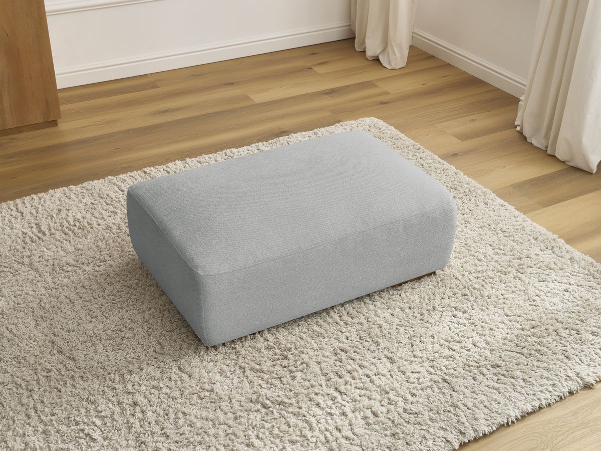 Pouf SIDONIE tissu chiné